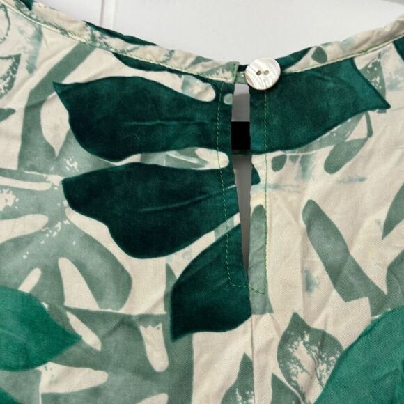 Naupaka Island Designs Hawaiian Palm Leaf Tank Dress Size 10 - Picture 3 of 4